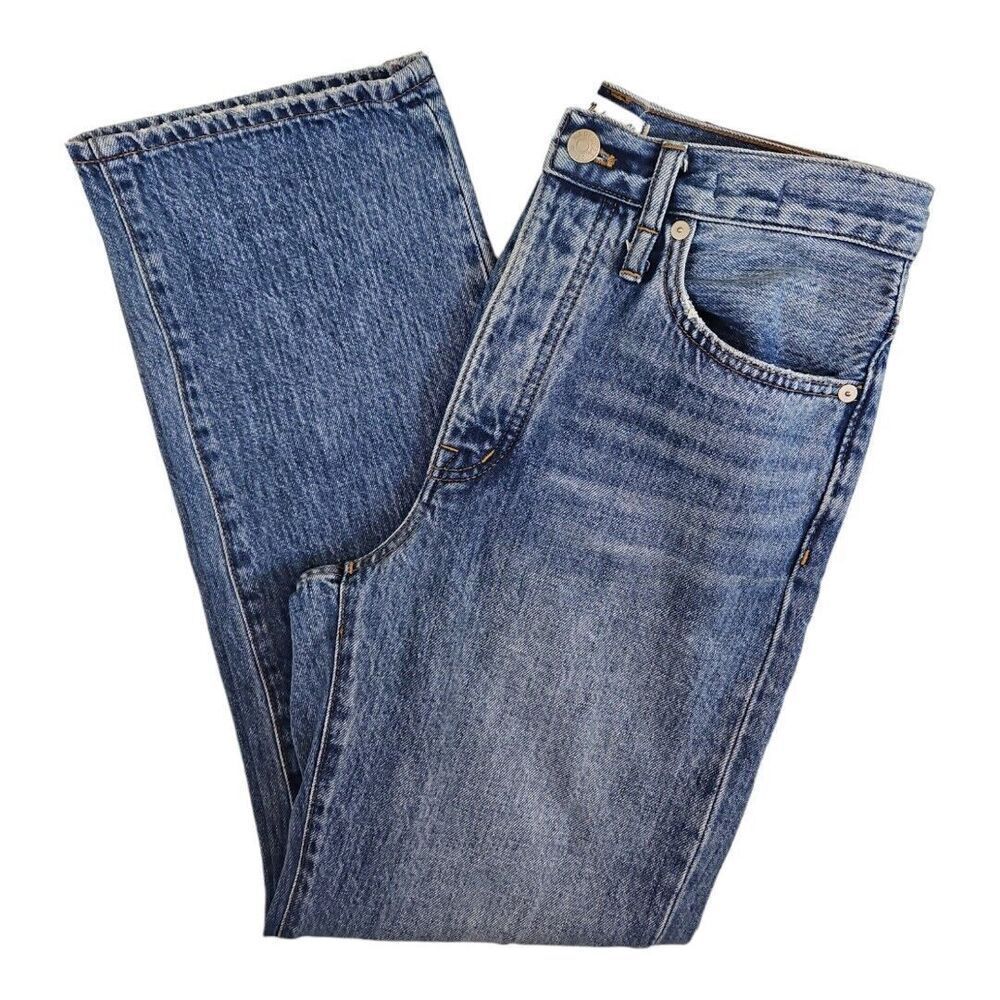 Madewell The DadJean Straight Leg Relaxed Fit High Rise Jeans Size 24